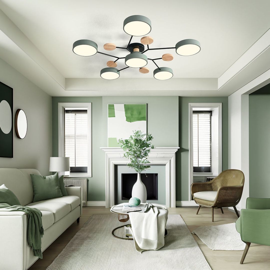 Modern Circular Living Room Ceiling Light | LED