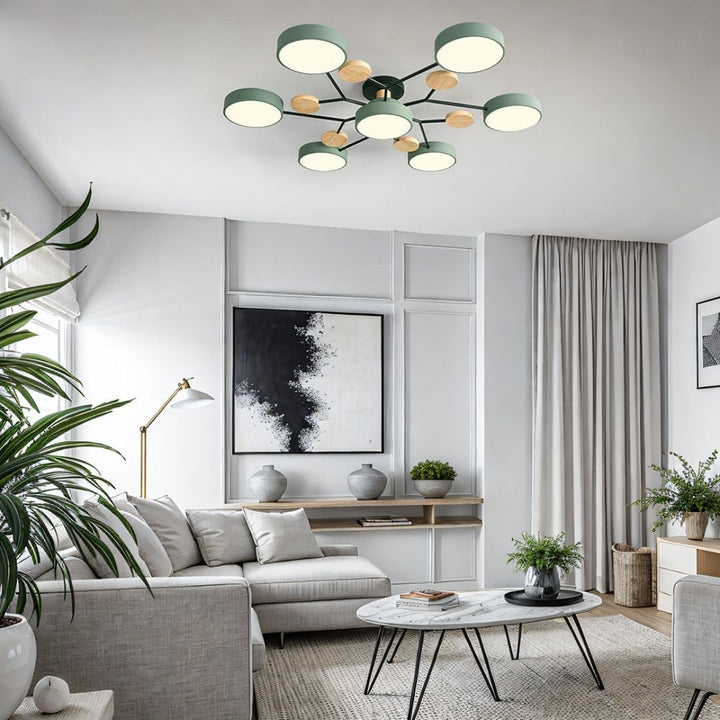 Modern Circular Living Room Ceiling Light | LED
