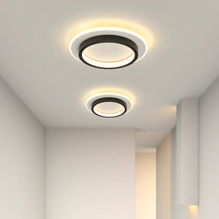 Round Metal-Acrylic For Hallways Ceiling Lights | LED