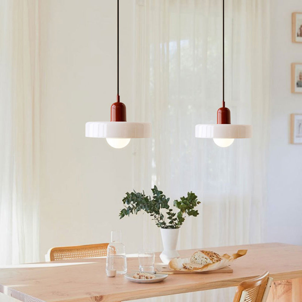 Bauhaus Colorful Pendant Light | Glass