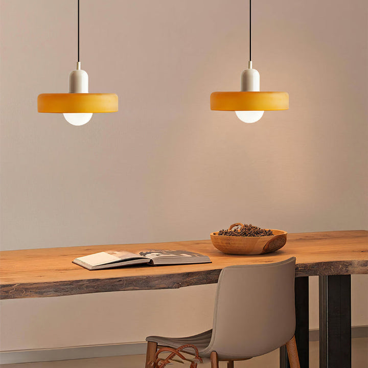 Bauhaus Colorful Pendant Light | Glass