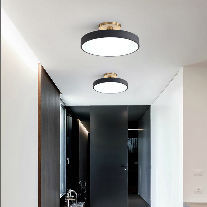 Modern Round Semi-Flush Ceiling Lights | LED