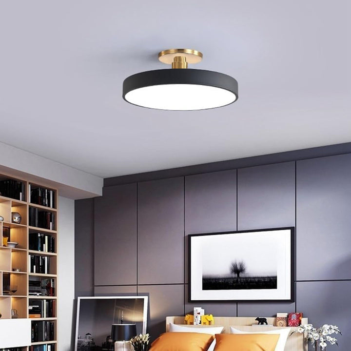 Modern Round Semi-Flush Ceiling Lights | LED