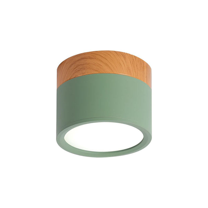 Small Cylindrical Flush Ceiling Light | LED