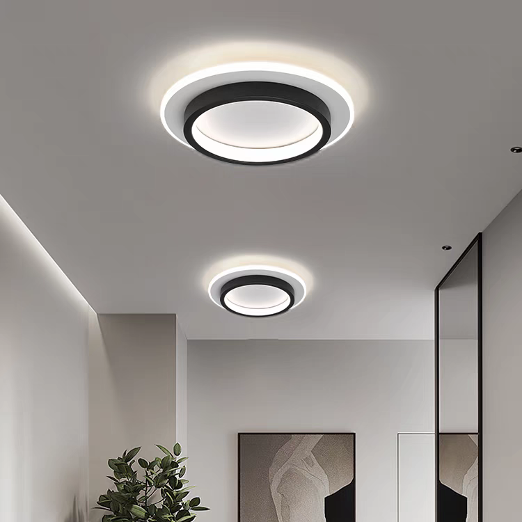 Round Metal-Acrylic For Hallways Ceiling Lights | LED