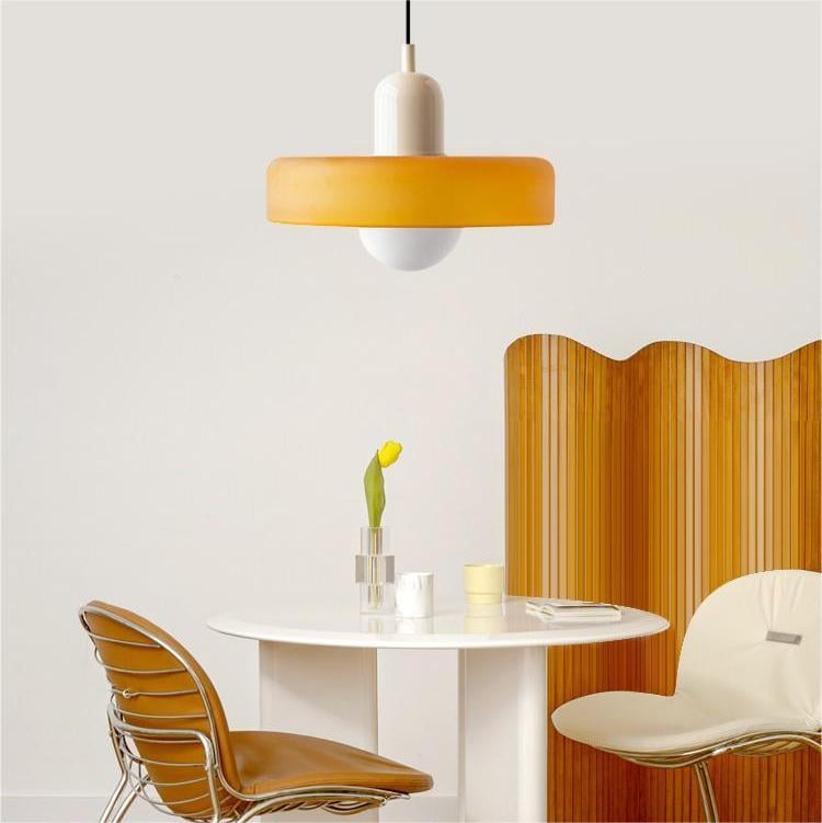 Bauhaus Colorful Pendant Light | Glass