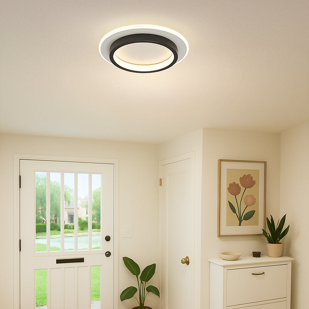 Round Metal-Acrylic For Hallways Ceiling Lights | LED