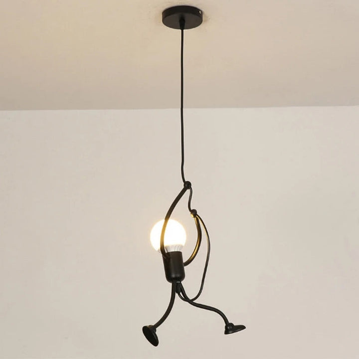 Iron Man Retro Style LED Pendant Light | Black