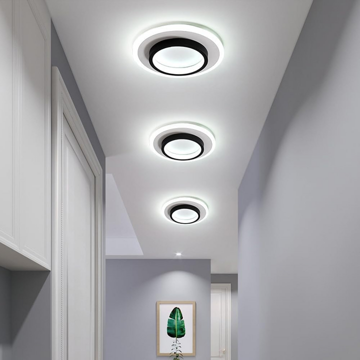 Round Metal-Acrylic For Hallways Ceiling Lights | LED