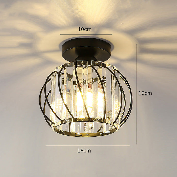 Modern Ceiling Light for Hallway | Glass