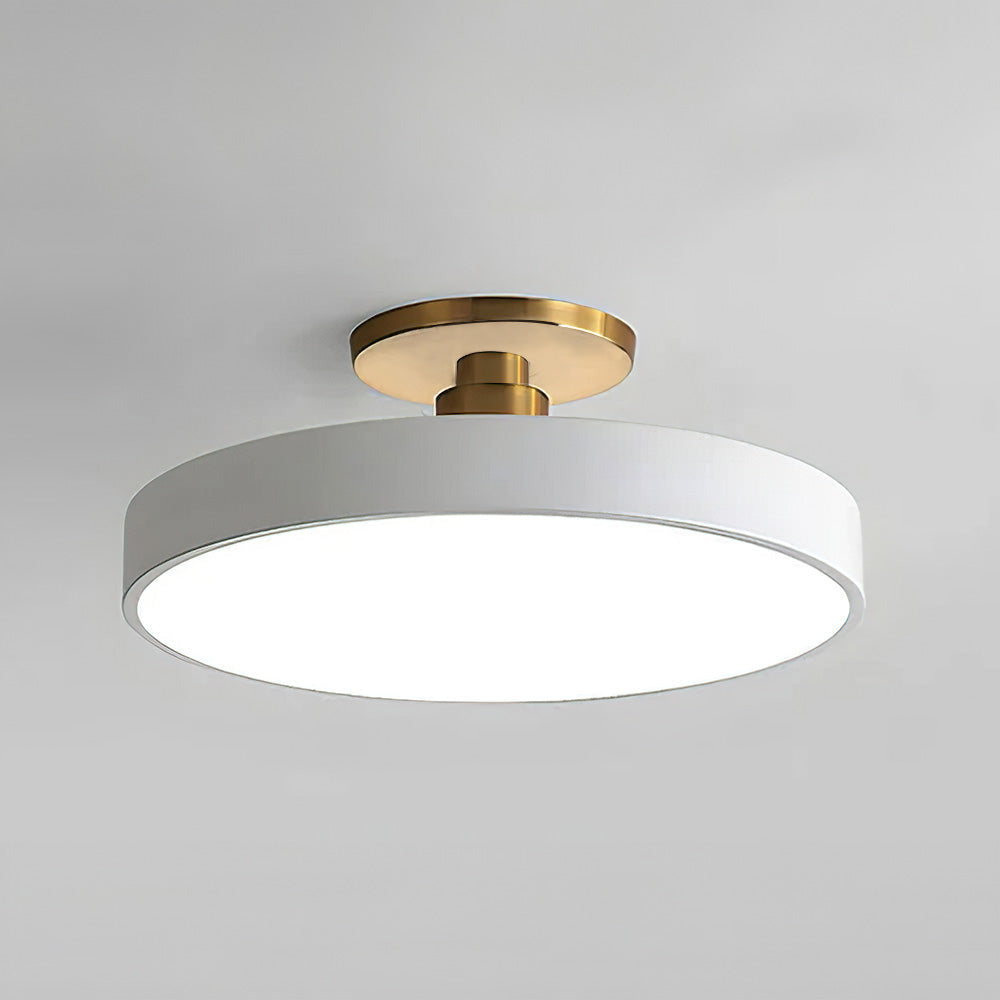 Modern Round Semi-Flush Ceiling Lights | LED