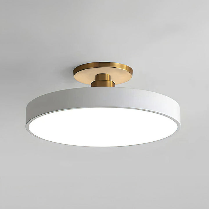 Modern Round Semi-Flush Ceiling Lights | LED
