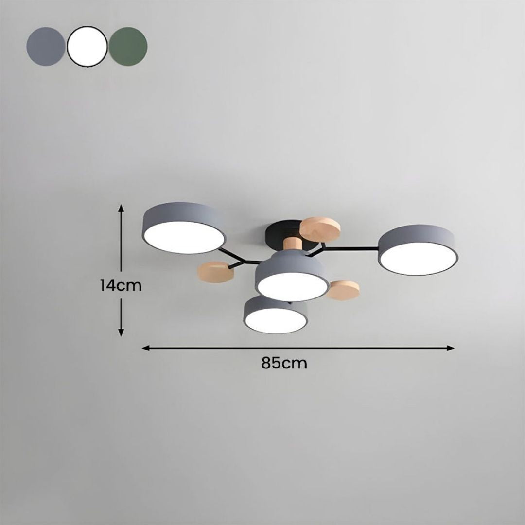 Modern Circular Living Room Ceiling Light | LED