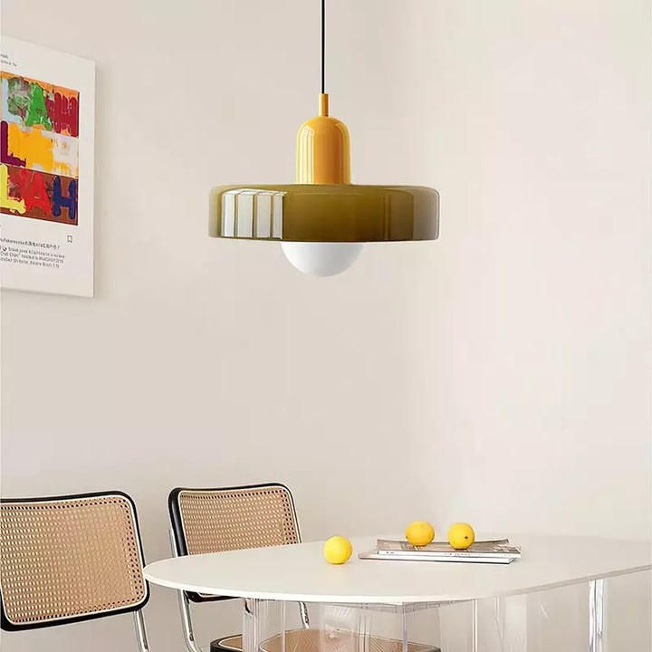 Bauhaus Colorful Pendant Light | Glass