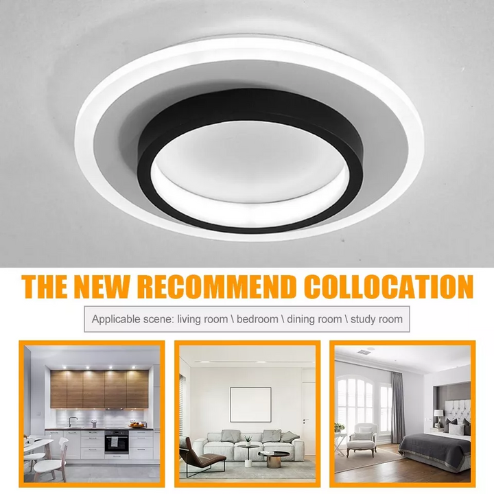 Round Metal-Acrylic For Hallways Ceiling Lights | LED