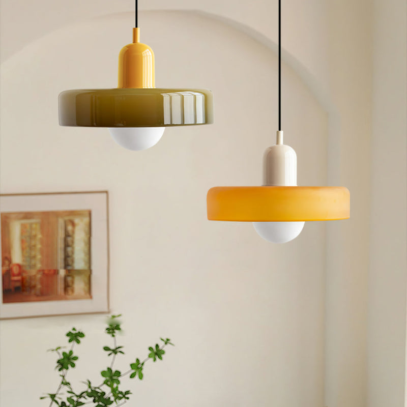Bauhaus Colorful Pendant Light | Glass