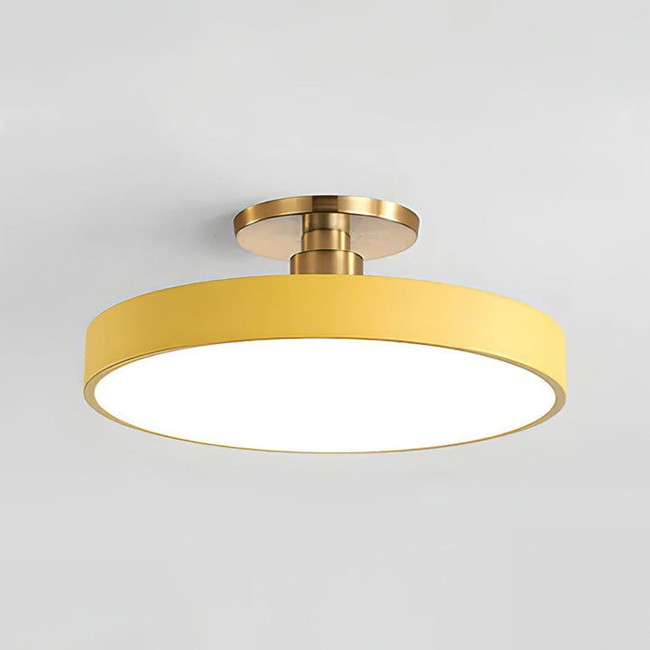 Modern Round Semi-Flush Ceiling Lights | LED