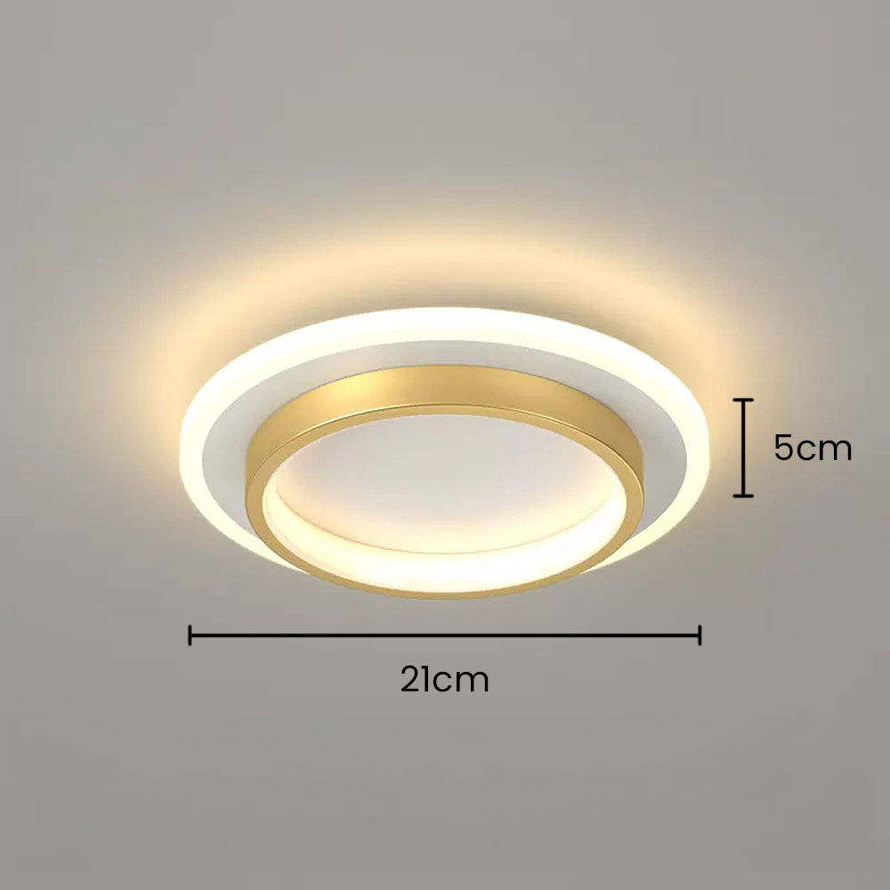 Round Metal-Acrylic For Hallways Ceiling Lights | LED