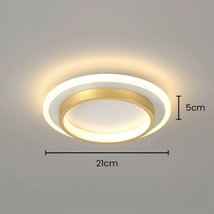 Round Metal-Acrylic For Hallways Ceiling Lights | LED