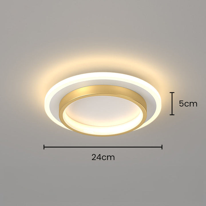 Round Metal-Acrylic For Hallways Ceiling Lights | LED