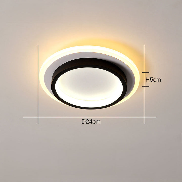 Round Metal-Acrylic For Hallways Ceiling Lights | LED