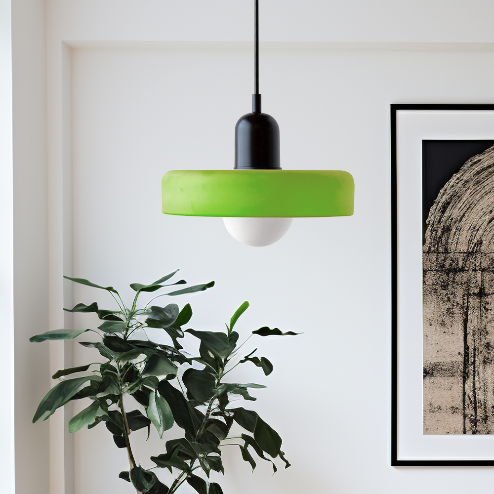 Bauhaus Colorful Pendant Light | Glass