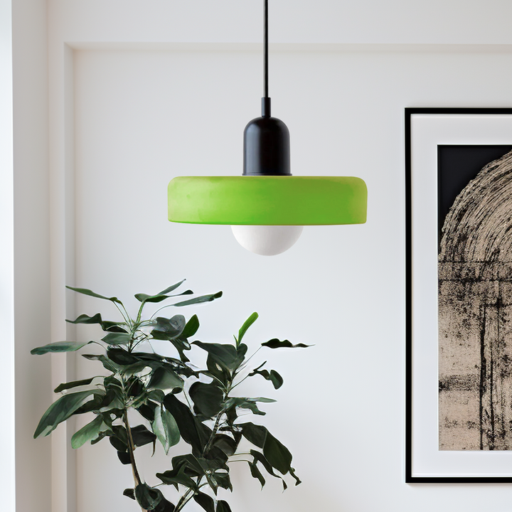 Bauhaus Colorful Pendant Light | Glass