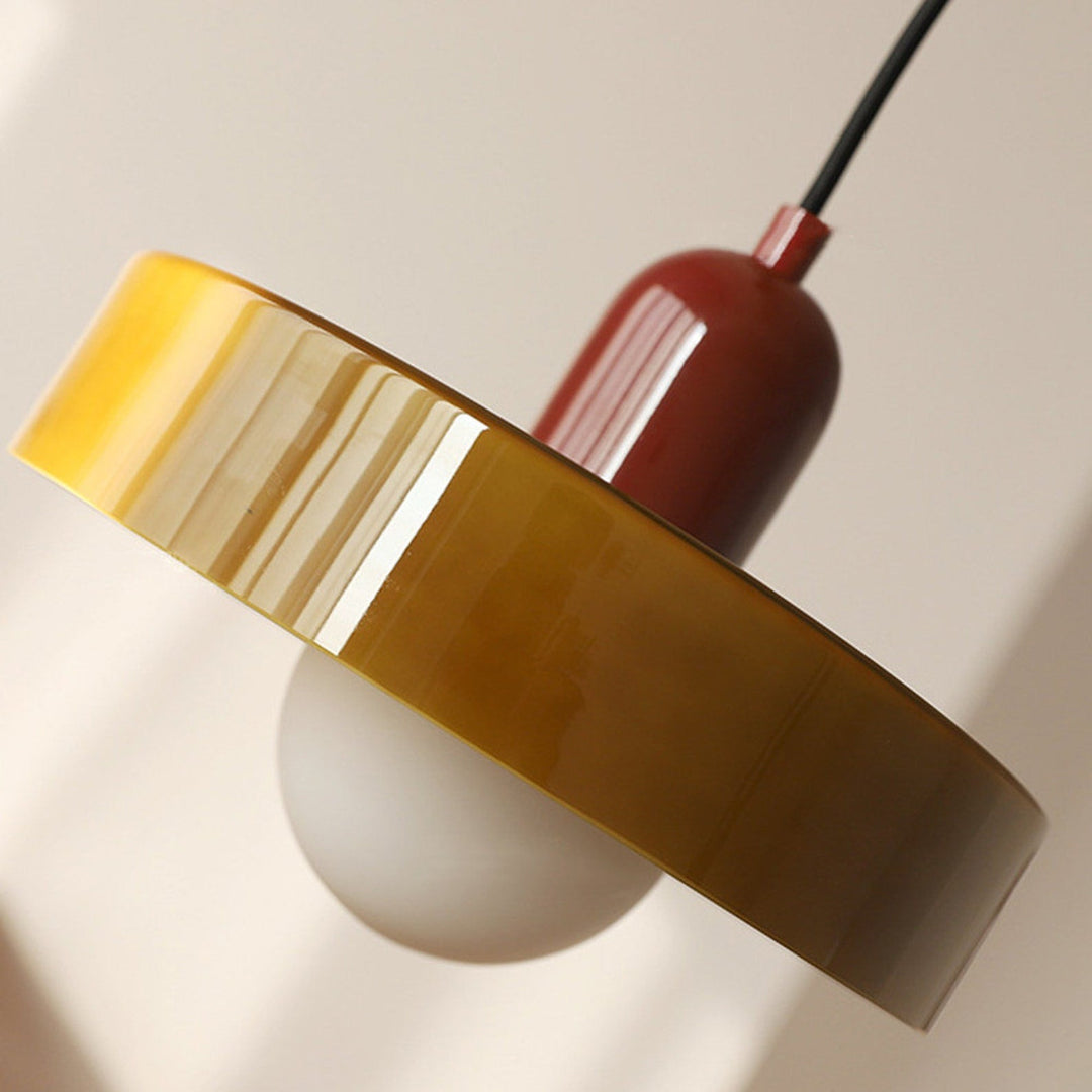 Bauhaus Colorful Pendant Light | Glass