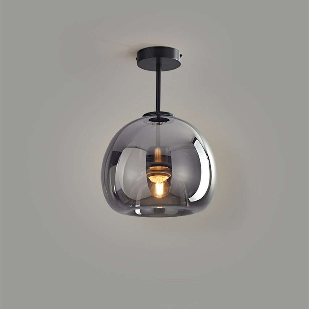 Modern Copper Ceiling Lights | Glass