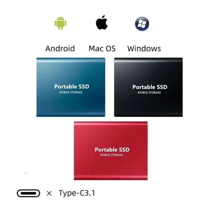 Ultra-Speed 128TB SSD  | Compact & Durable.