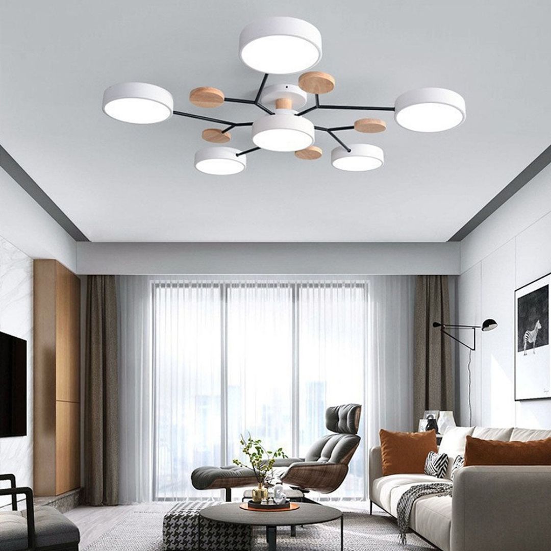 Modern Circular Living Room Ceiling Light | LED