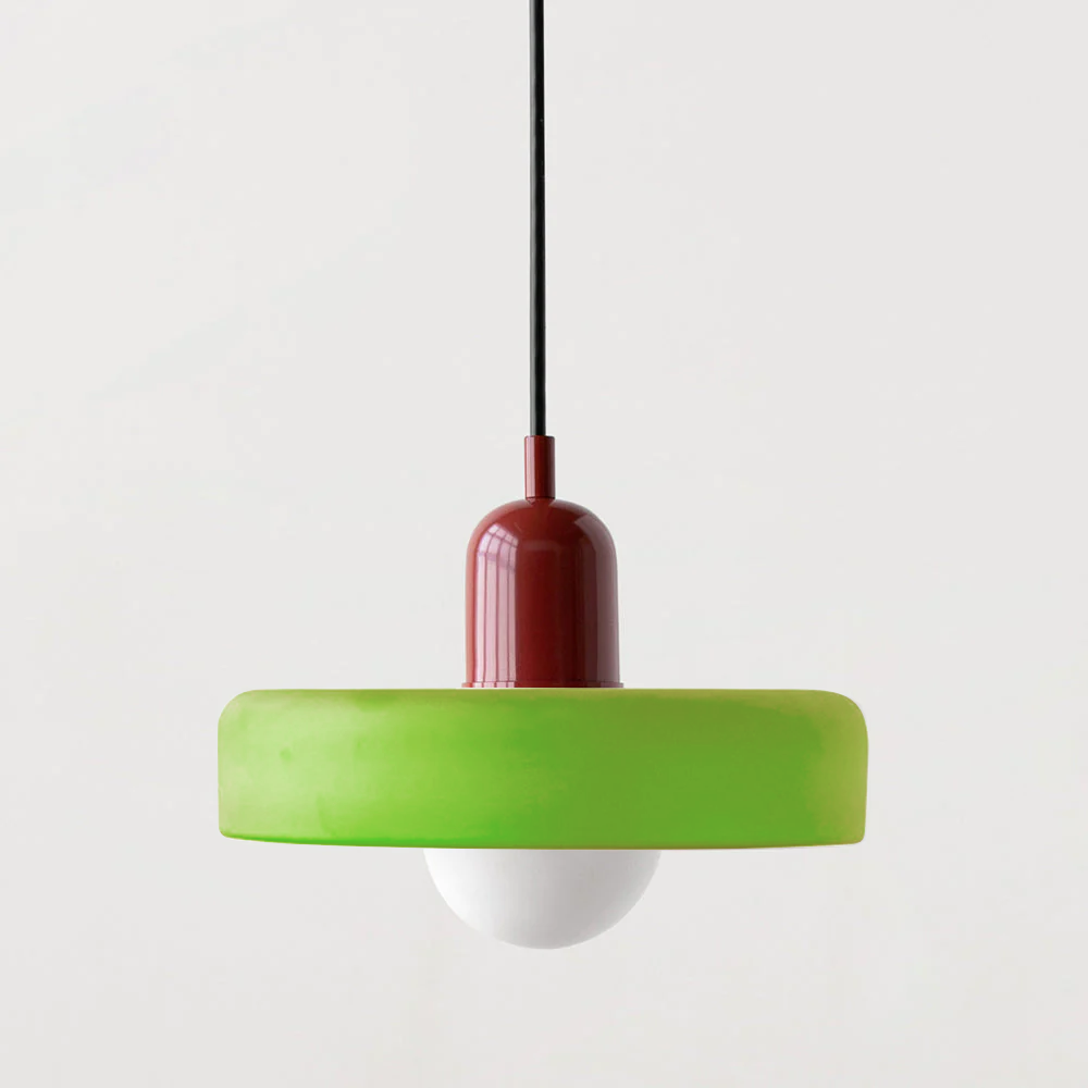 Bauhaus Colorful Pendant Light | Glass