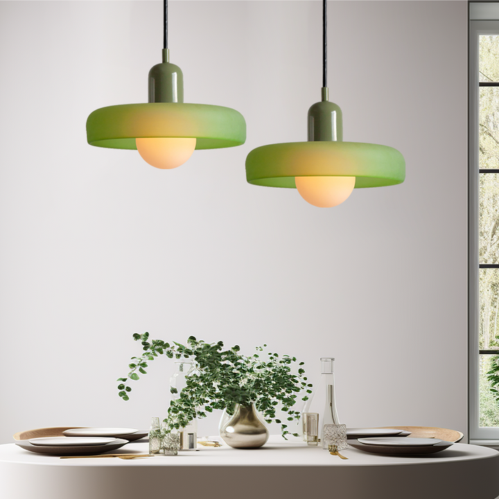 Bauhaus Colorful Pendant Light | Glass