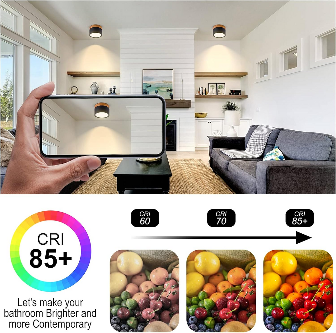 Small Cylindrical Flush Ceiling Light | LED