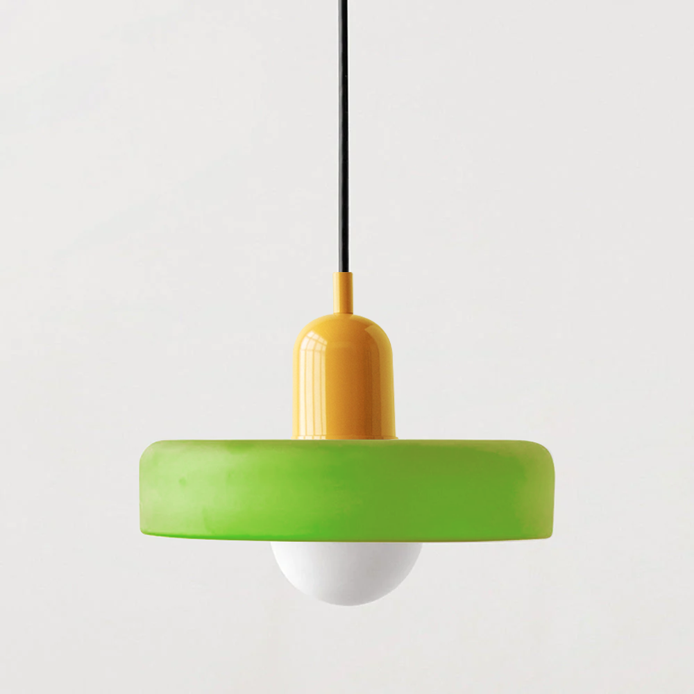 Bauhaus Colorful Pendant Light | Glass