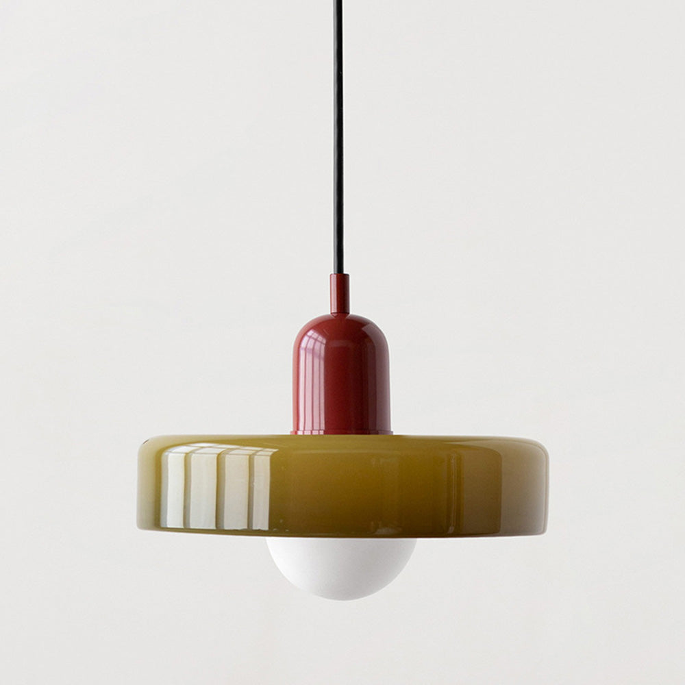 Bauhaus Colorful Pendant Light | Glass
