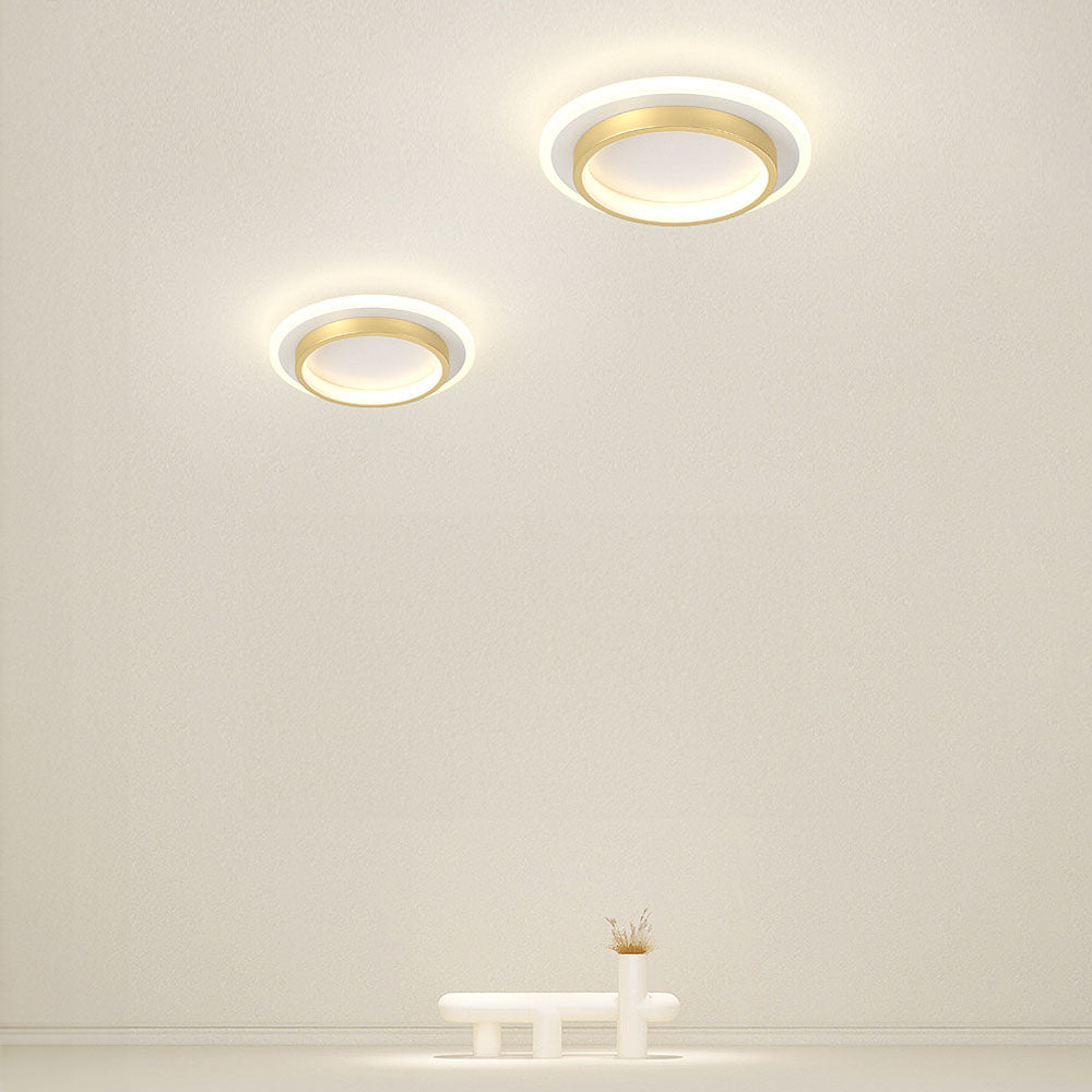 Round Metal-Acrylic For Hallways Ceiling Lights | LED