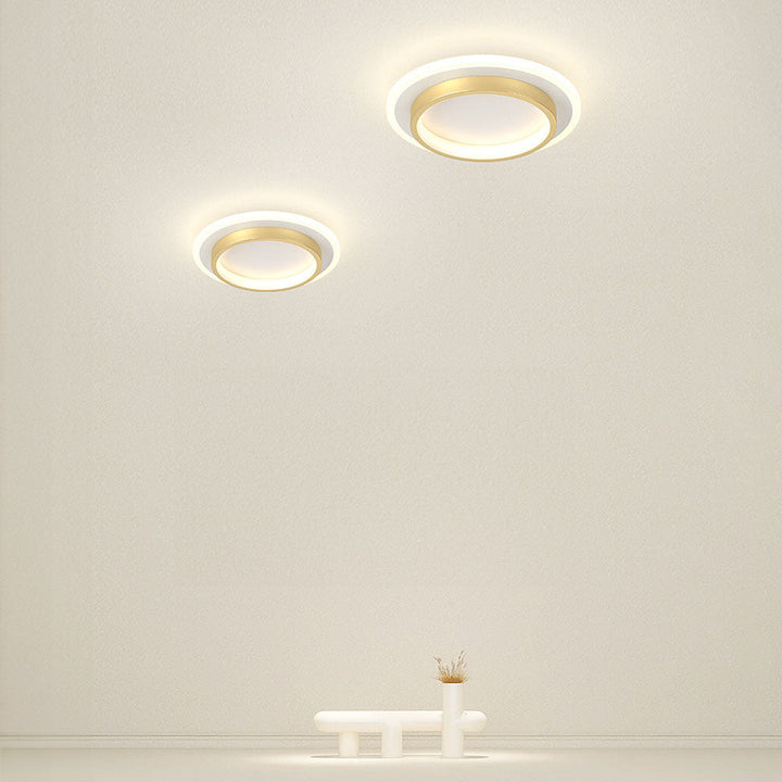 Round Metal-Acrylic For Hallways Ceiling Lights | LED