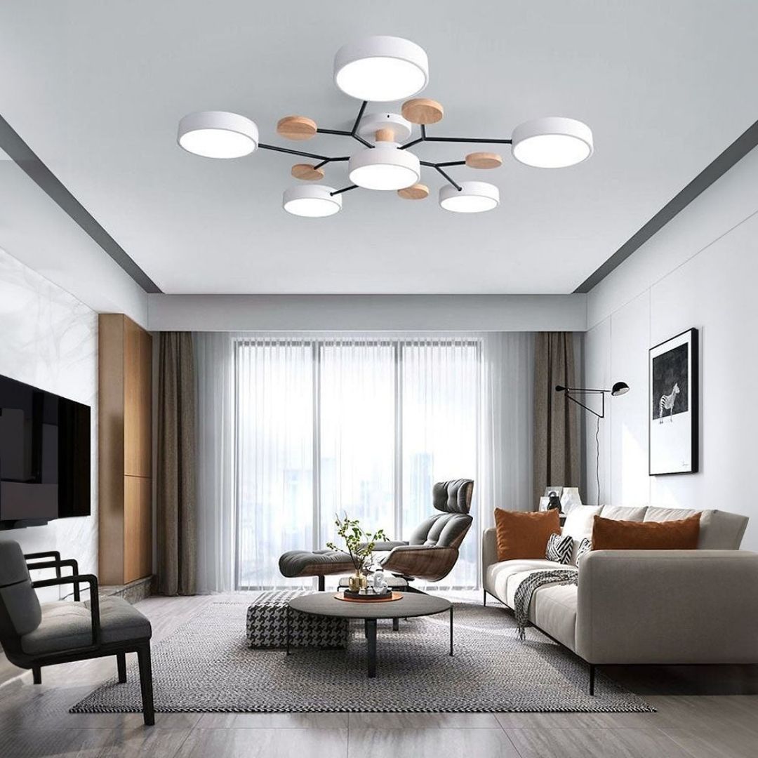 Modern Circular Living Room Ceiling Light | LED