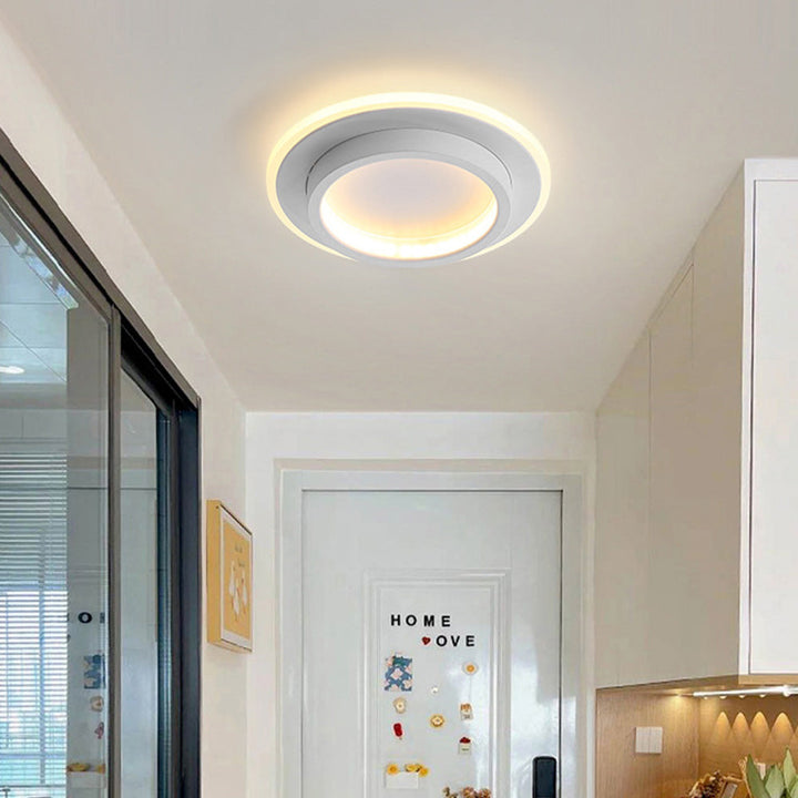 Round Metal-Acrylic For Hallways Ceiling Lights | LED