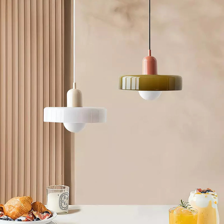 Bauhaus Colorful Pendant Light | Glass
