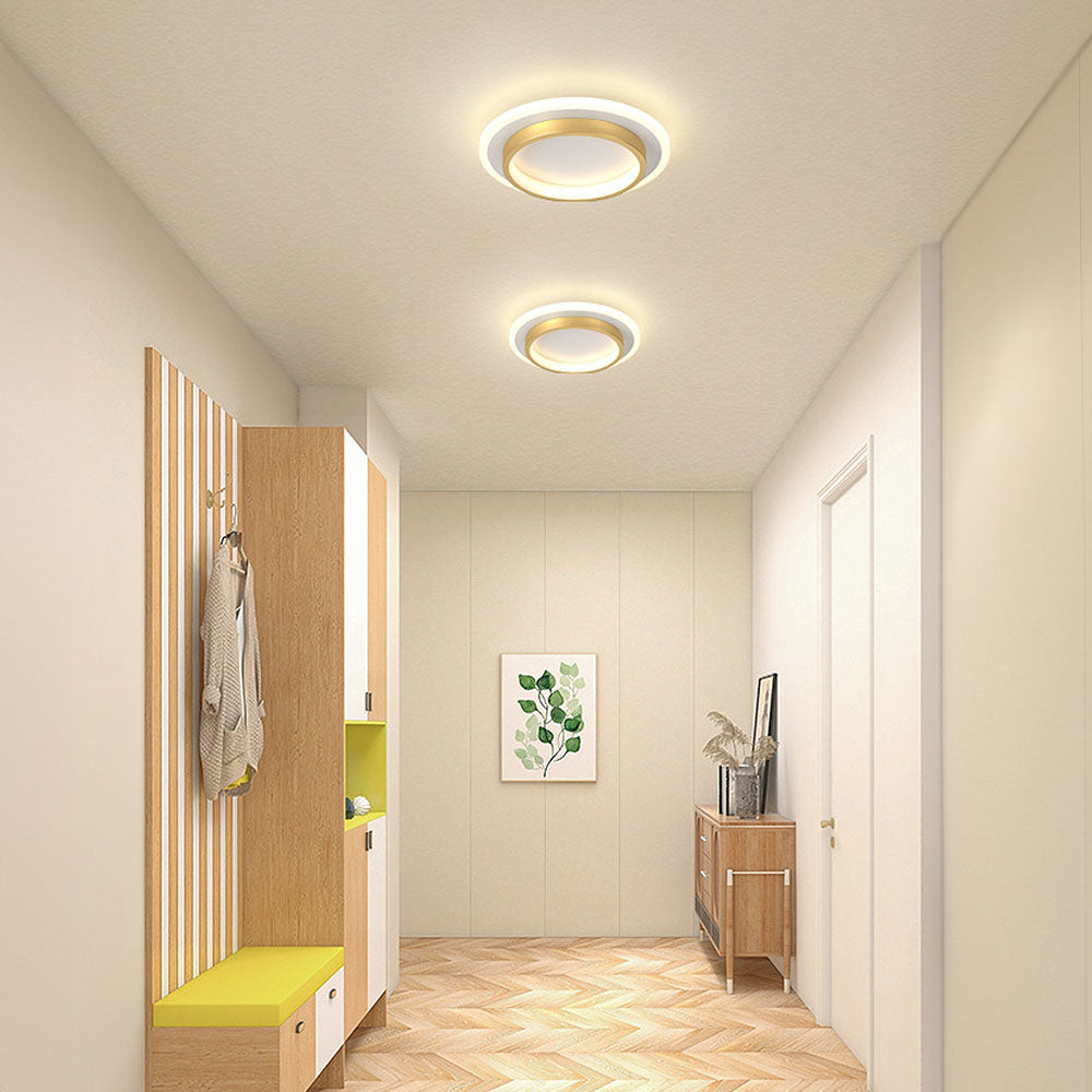 Round Metal-Acrylic For Hallways Ceiling Lights | LED