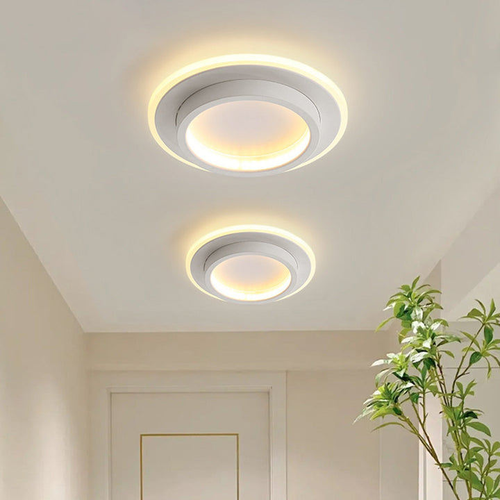 Round Metal-Acrylic For Hallways Ceiling Lights | LED