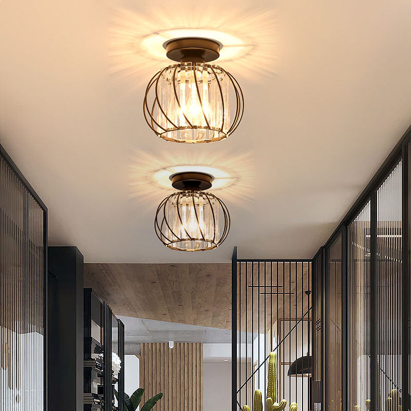 Modern Ceiling Light for Hallway | Glass