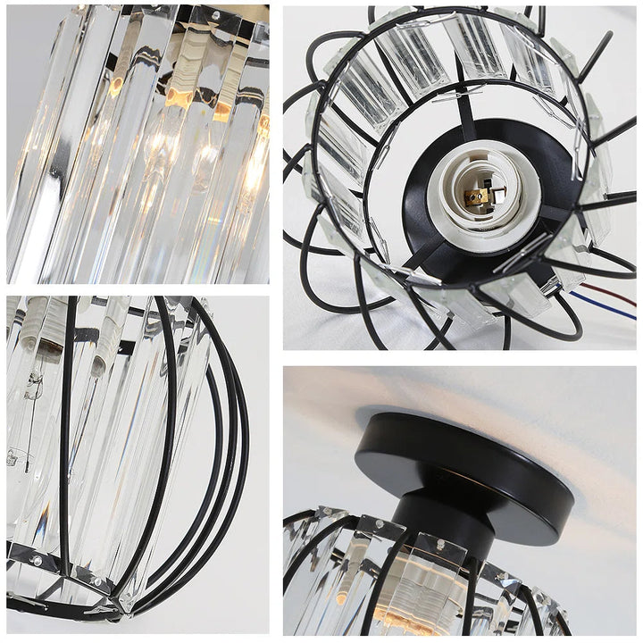 Modern Ceiling Light for Hallway | Glass