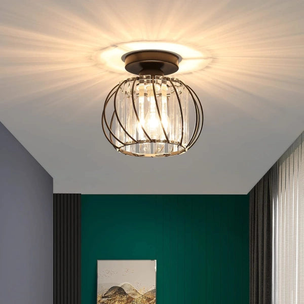 Modern Ceiling Light for Hallway | Glass
