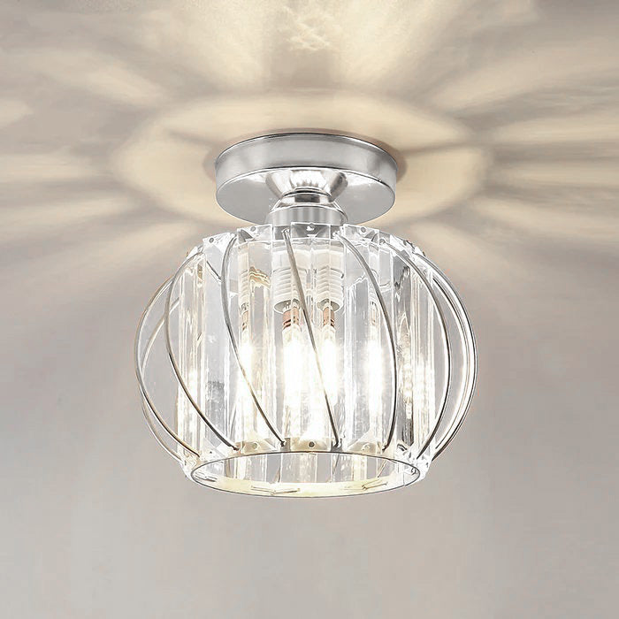 Modern Ceiling Light for Hallway | Glass