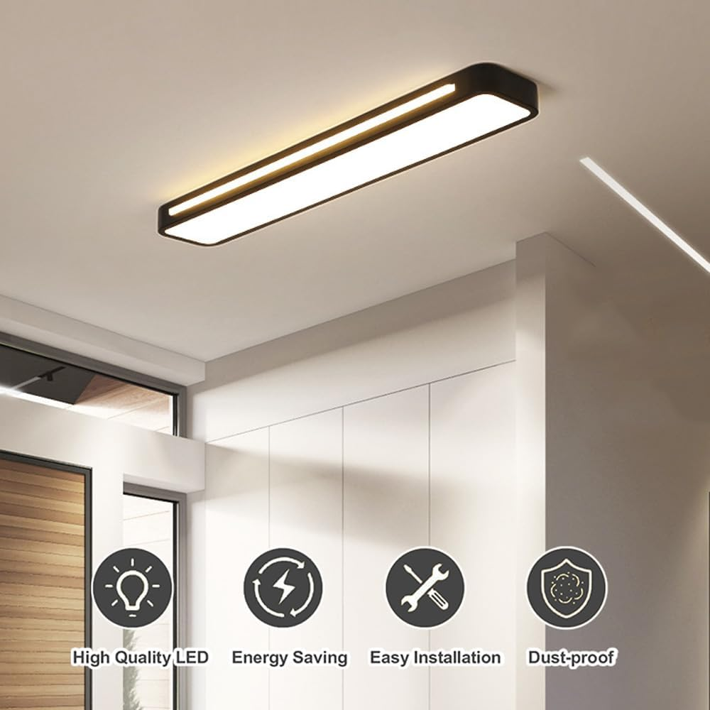 Nordic Long LED Ceiling Light | Modern