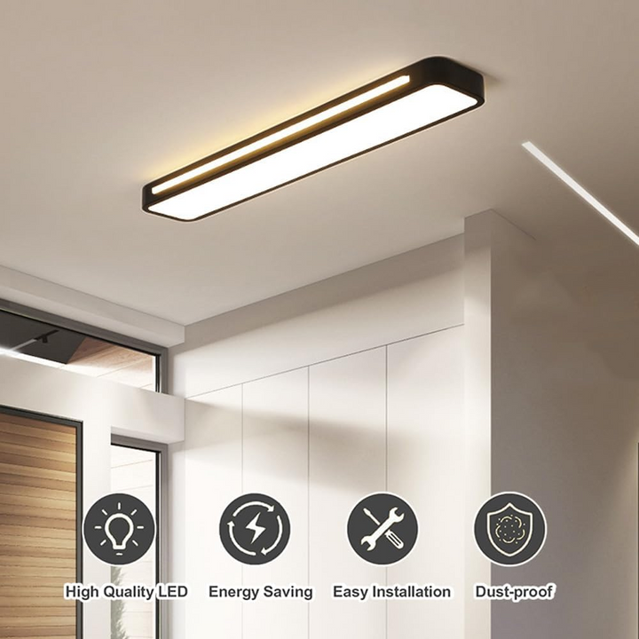 Nordic Long LED Ceiling Light | Modern