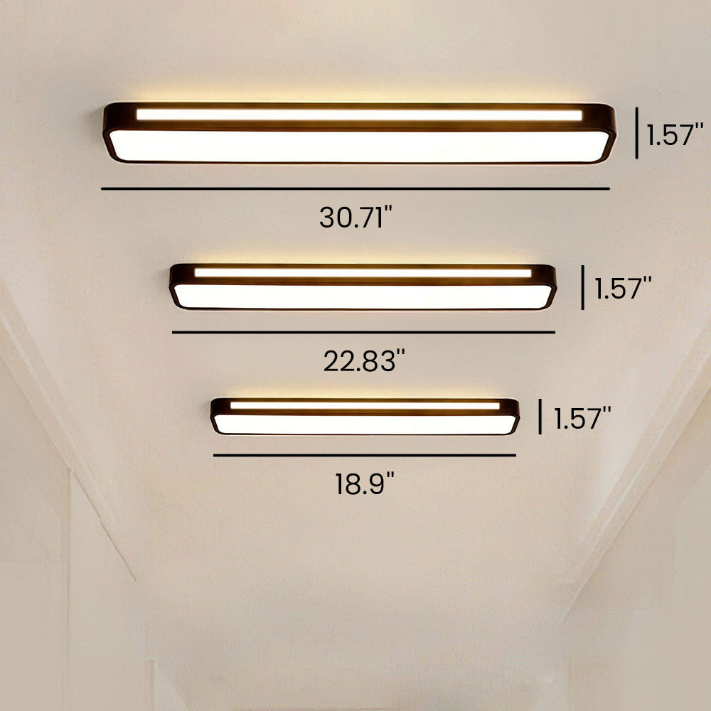 Nordic Long LED Ceiling Light | Modern